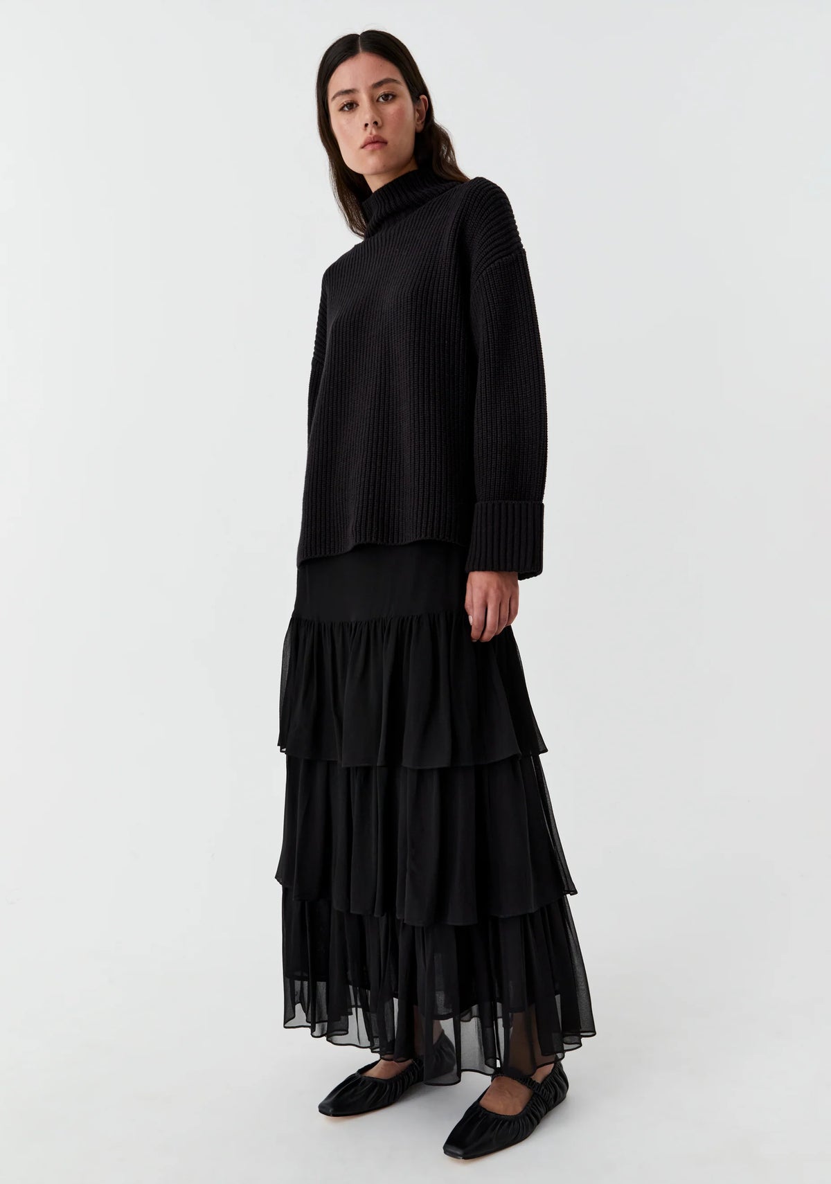 Morrison Niko High Neck Pullover Black