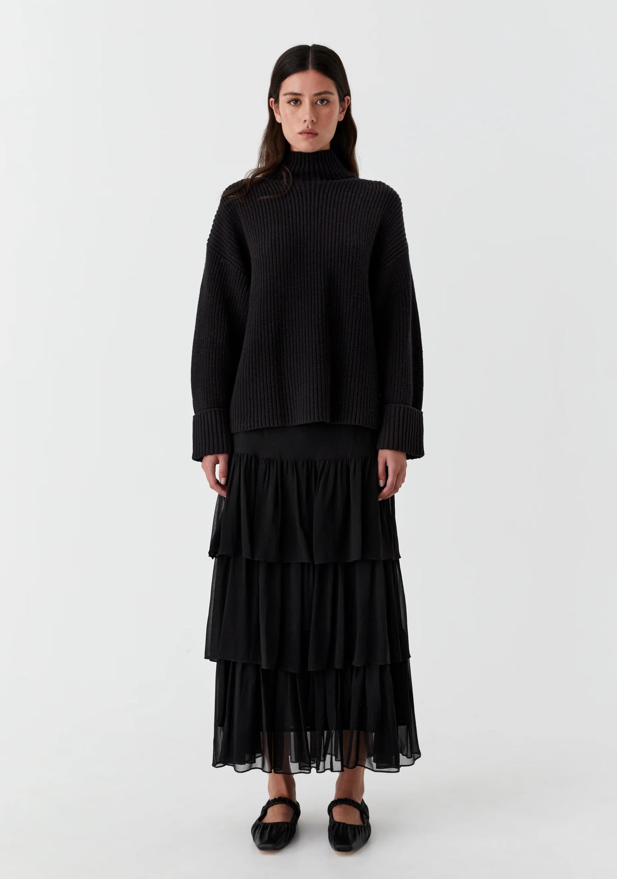 Morrison Niko High Neck Pullover Black