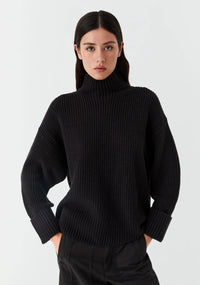 Morrison Niko High Neck Pullover Black