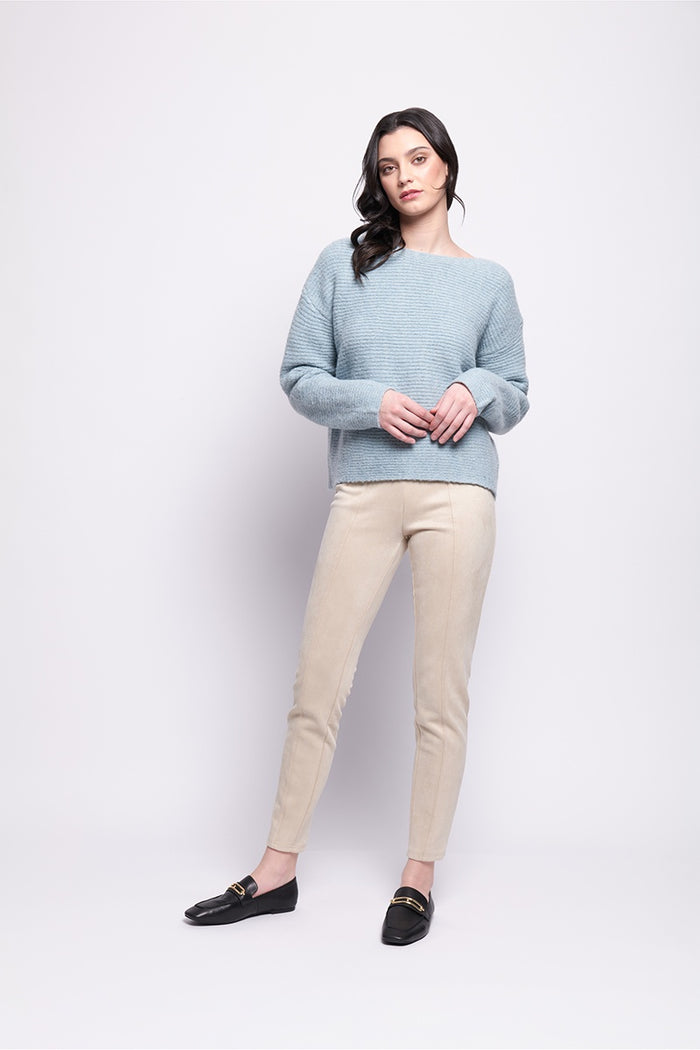 Foil Knit Faced Sweater