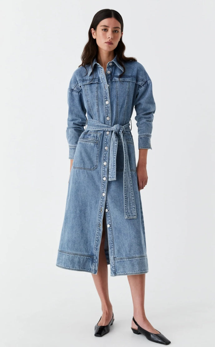 Morrison Isaac Denim Dress Blue