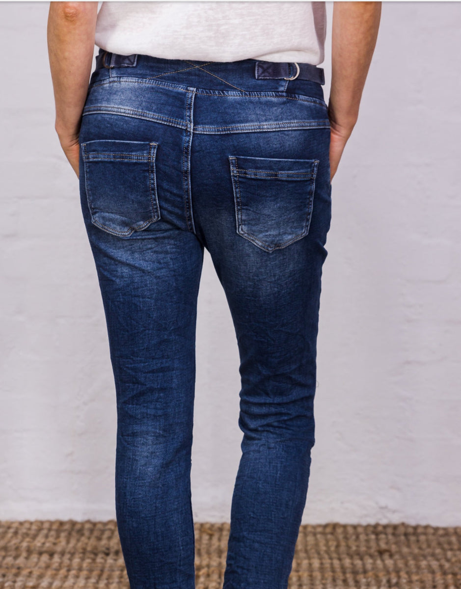 Italian Star Ralph jogger denim - Cotton - Made in Italy