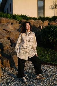 Circular by Maud Dainty Notebook Shirt Phrenology