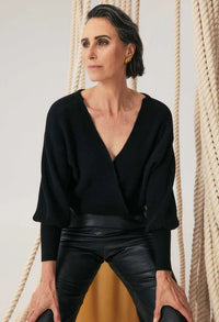 Once Was Clarissa Merino Wool Blend Knit Top