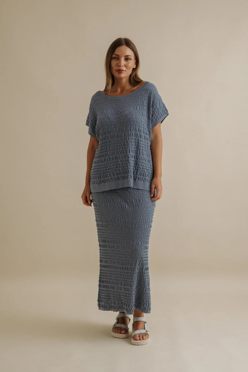 Talamaya Waves Pleat Pullover