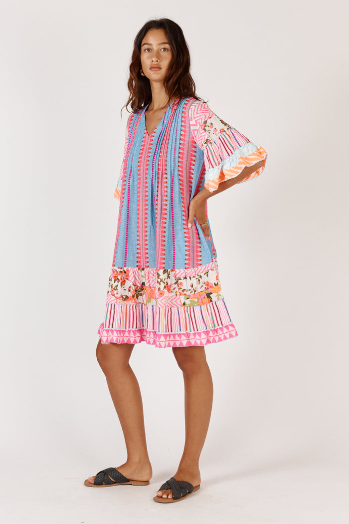 Rubyyaya Corfu Dress -Multi