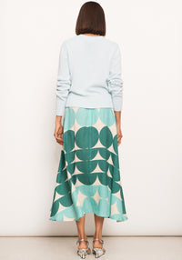 Pol Domino Circle Skirt