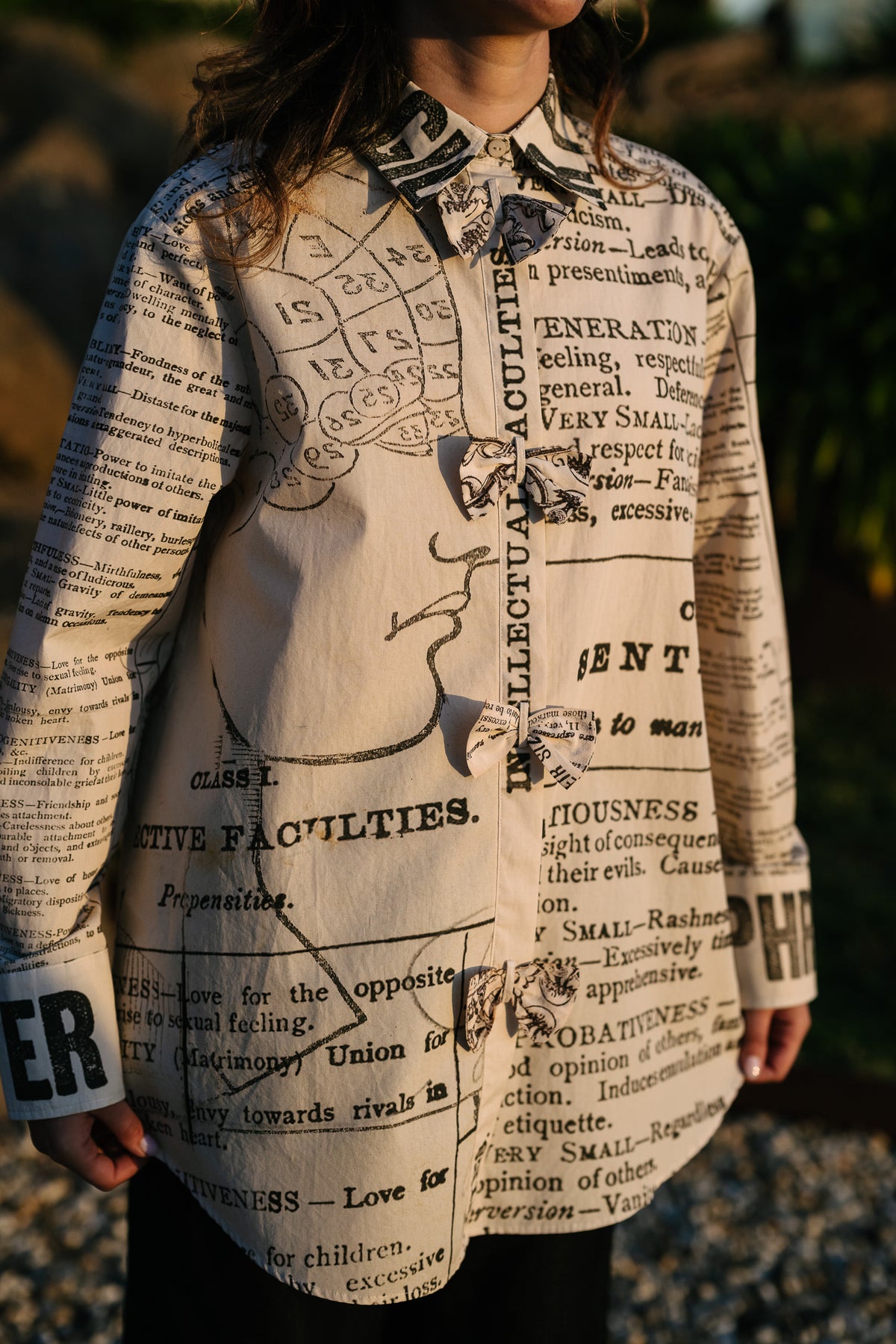 Circular by Maud Dainty Notebook Shirt Phrenology