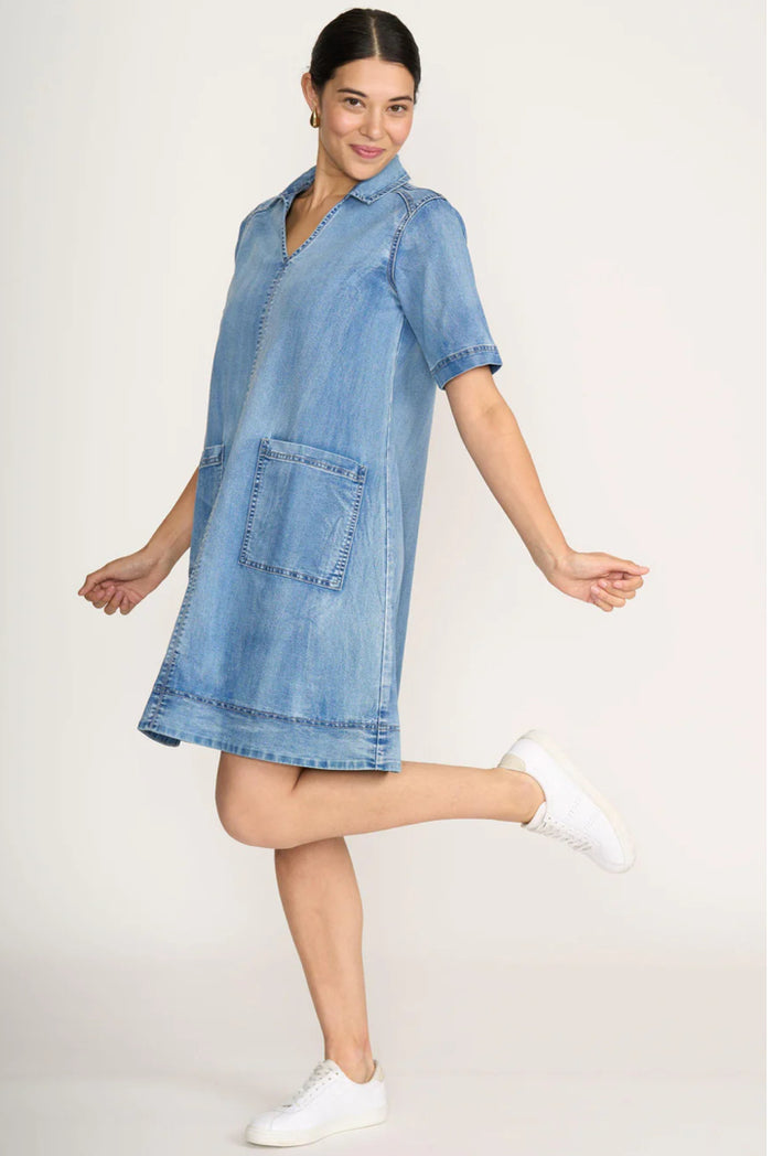 Foil Jean-ious Dress