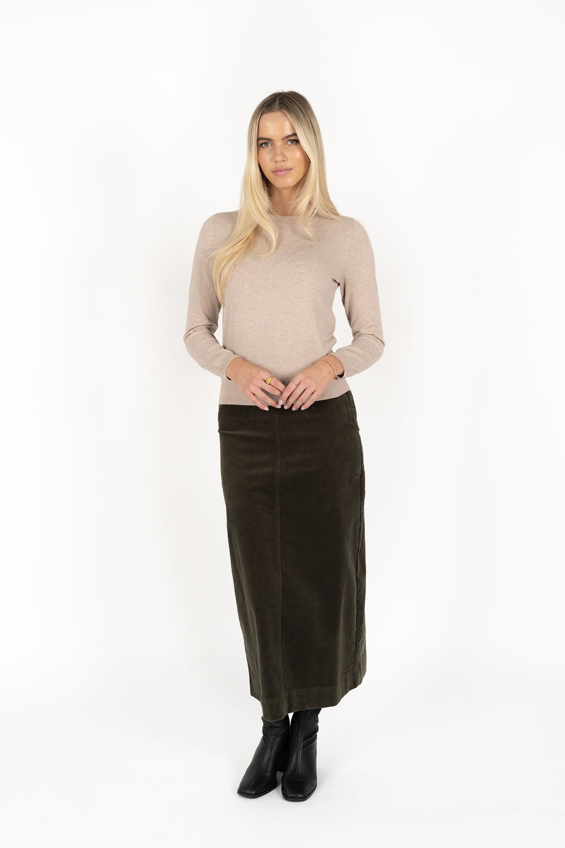 Humidity Billie Cord Skirt