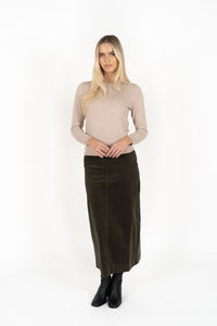 Humidity Billie Cord Skirt