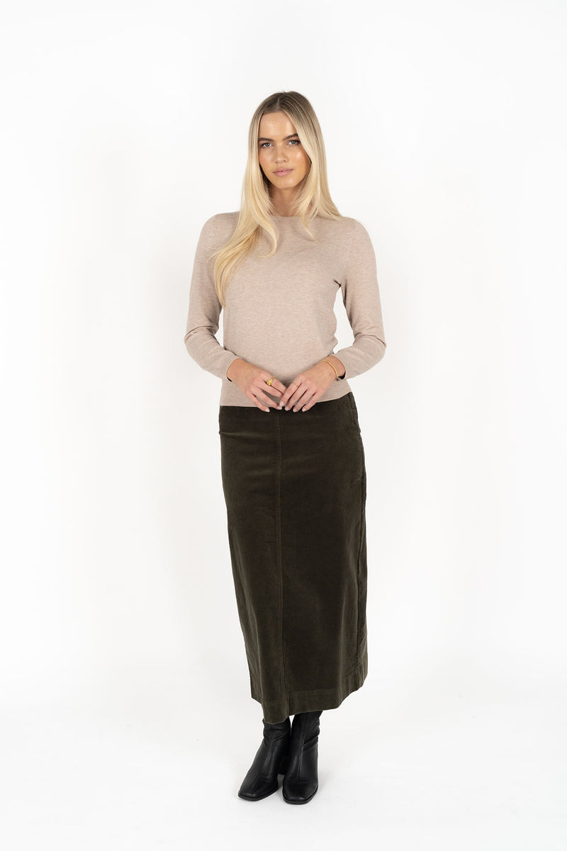 Humidity Billie Cord Skirt