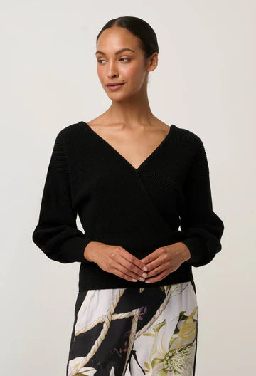Once Was Clarissa Merino Wool Blend Knit Top
