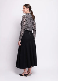 Foil Wool The World Skirt - Black