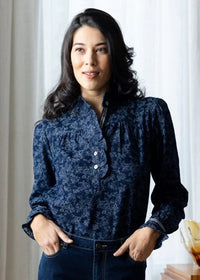Foil Frilling Shirt - Tapestry