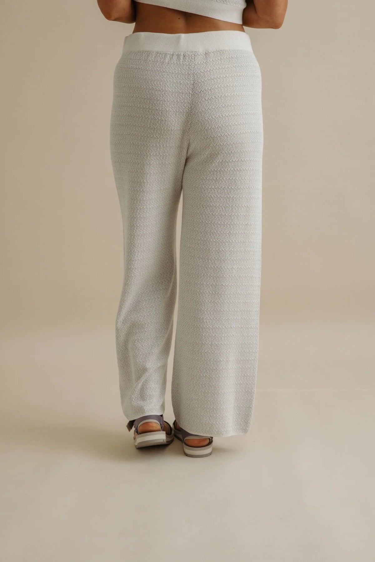 Talamaya Crepe Knitted Tee Pullover