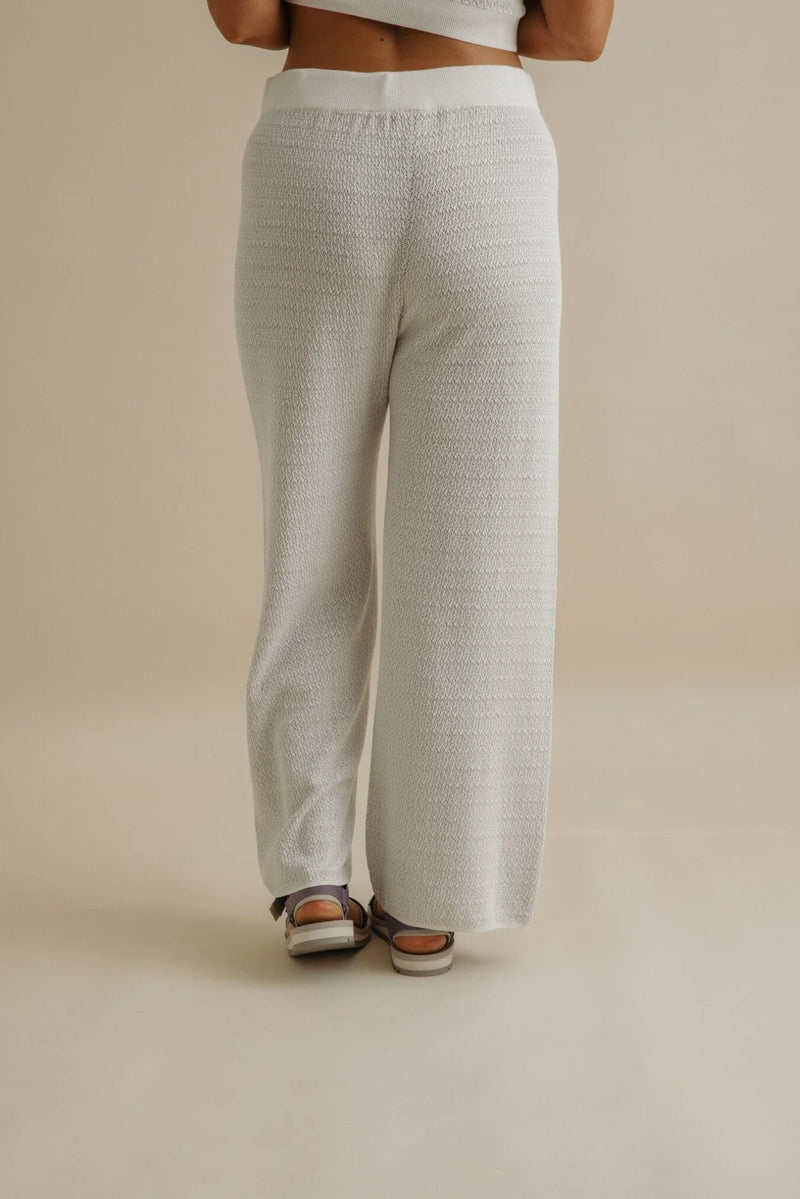 Talamaya Crepe Knitted Tee Pullover