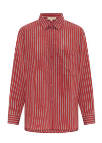 Pol Marlon Stripe Shirt Red