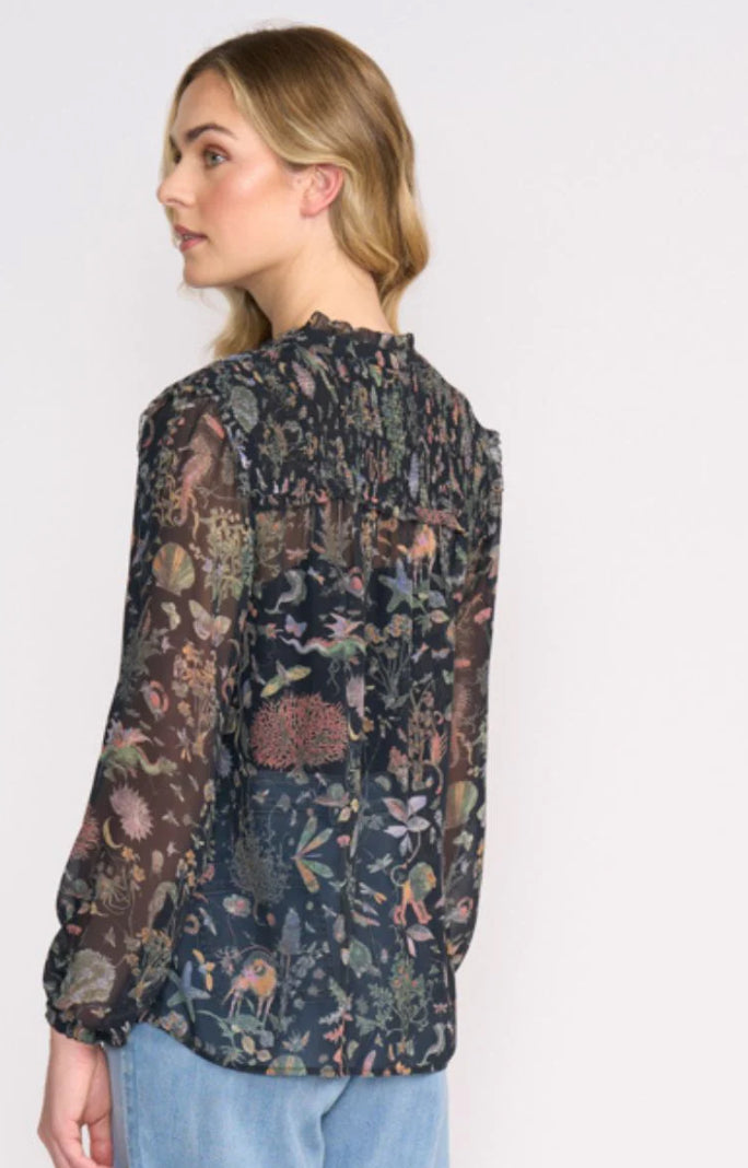 Foil Stepping Out Blouse