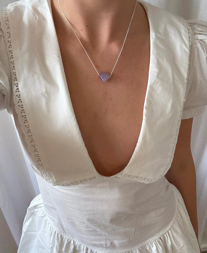 Palas Heart Stone Necklace