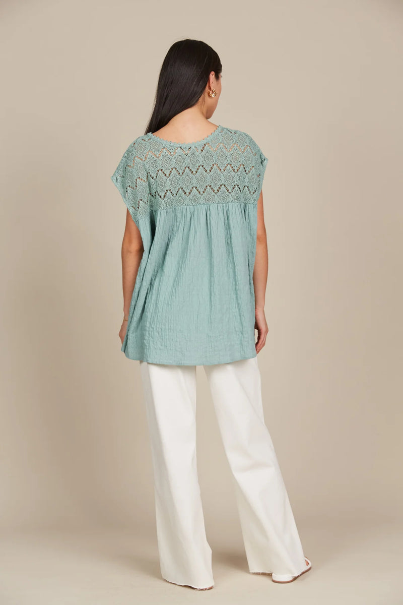 Isle of Mine Fleur Relaxed Top O/S