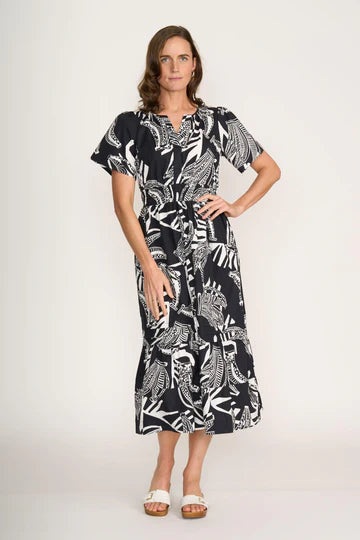 Foil Joyous Dress
