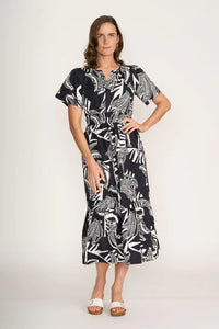Foil Joyous Dress