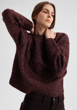 Morrison Zoe Knit Pullover Boysenberry