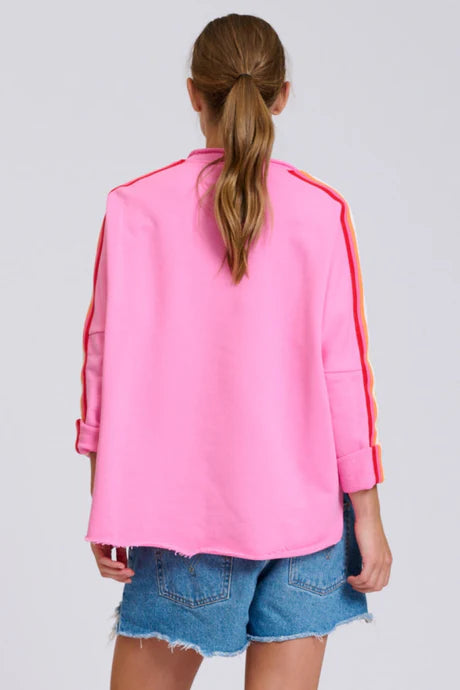 EST Raw V Neck Tape Sweatshirt