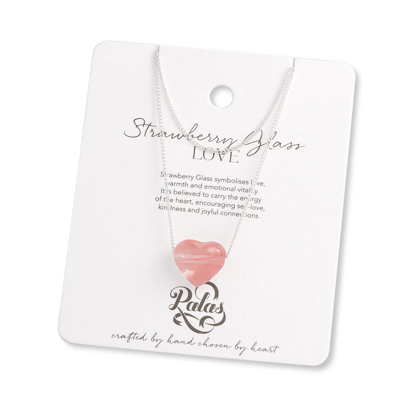 Palas Heart Stone Necklace