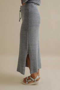 Talamaya Coral Knitted Skirt Sea Combo