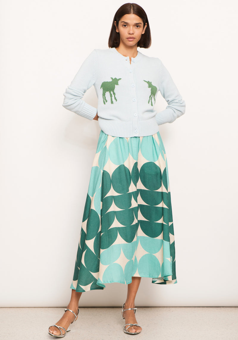 Pol Domino Circle Skirt