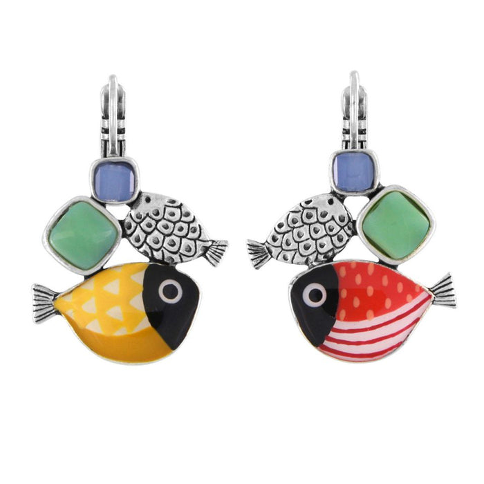 Taratata Ocean Dormeuses Earrings