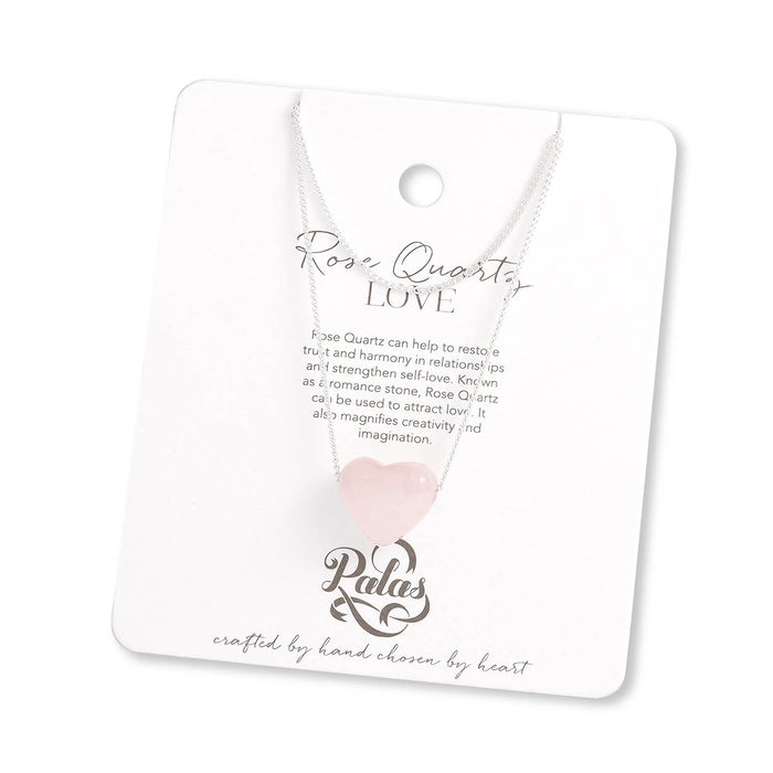Palas Heart Stone Necklace