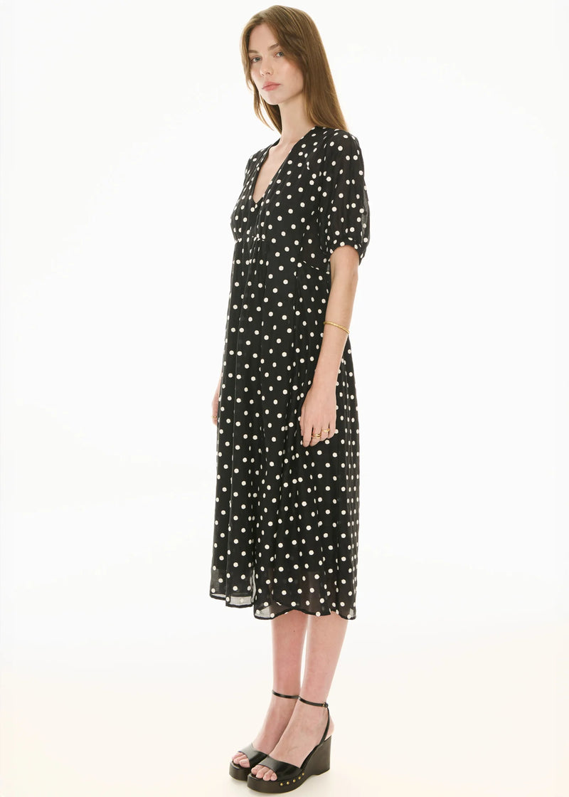 Pol Embroidered Clove Dress