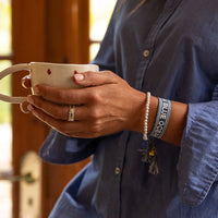 Palas Woven Mantra Band