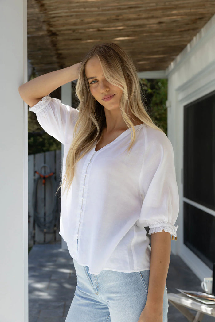 Humidity Reece Blouse White