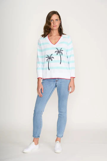 Foil Coconuts About You Sweater