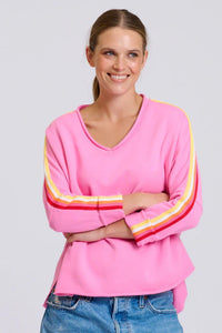 EST Raw V Neck Tape Sweatshirt