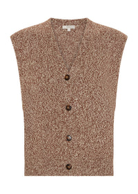 Pol Rye Knit Vest Toffee