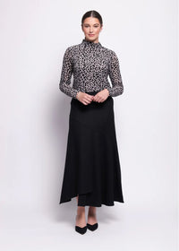 Foil Wool The World Skirt - Black