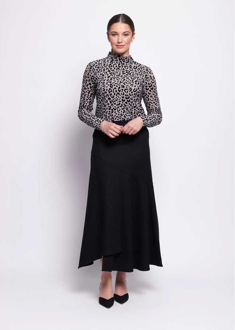 Foil Wool The World Skirt - Black