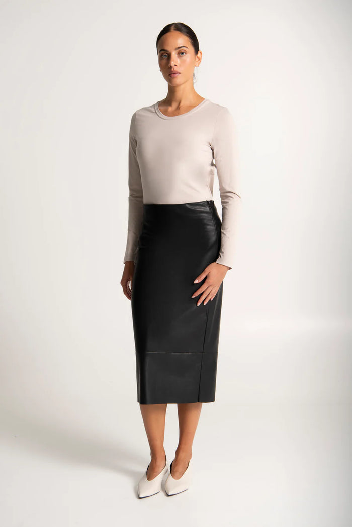 Lounge The Label Pima  Natural Gordon Top