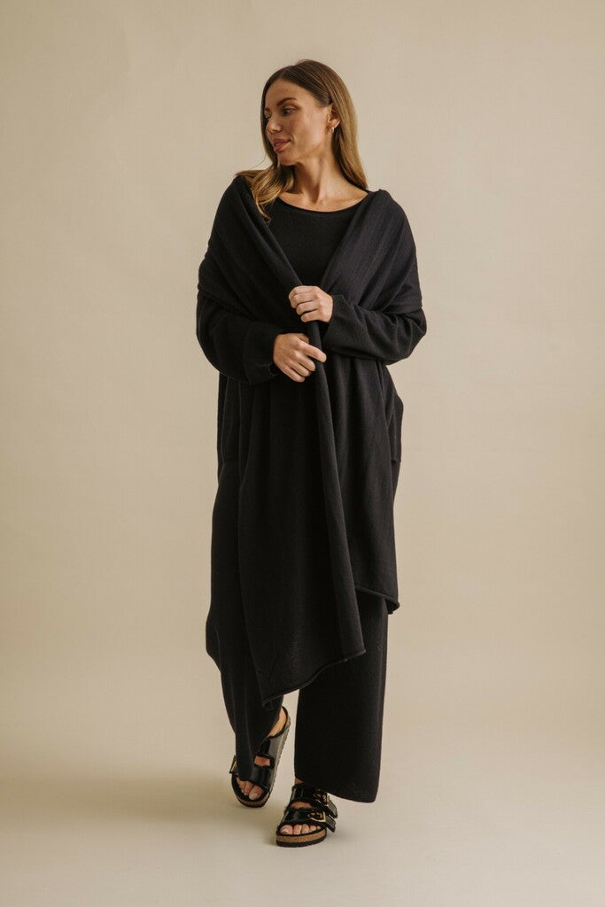 Talamaya Winter Retreat Merino  Cotton Wrap
