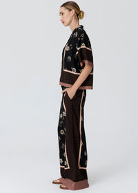 Pol Trellis Scarf Print Pant