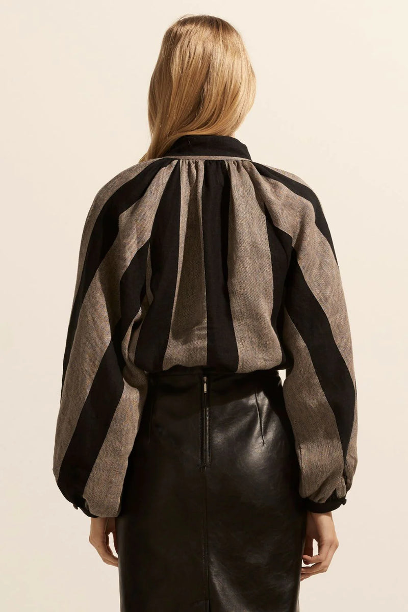 Zoe Kratzmann Deposit Black/ Stone Stripe