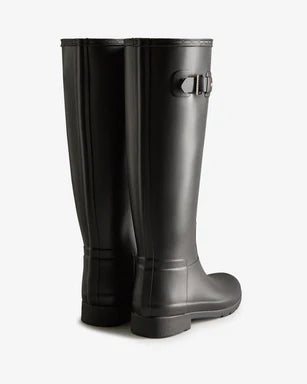 Hunter Refinded Tall Boot Black