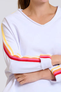 EST Raw V Neck Tape Sweatshirt