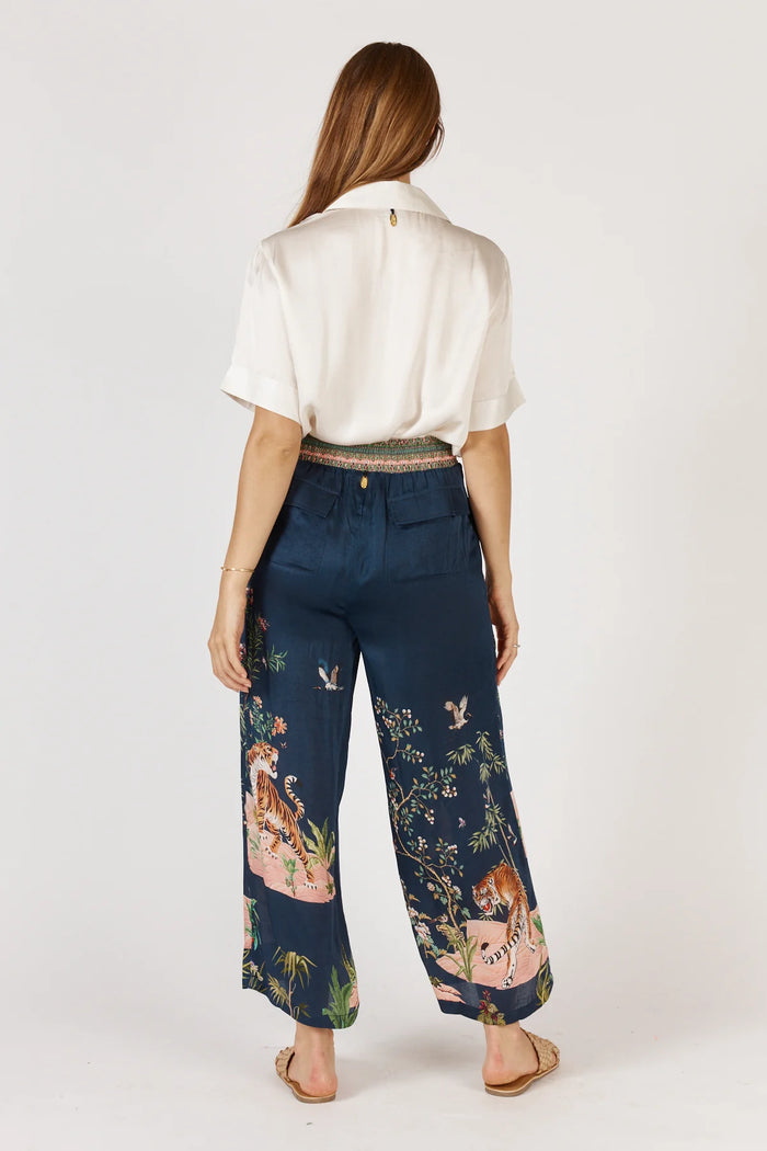 Rubyyaya Machali Pant Navy