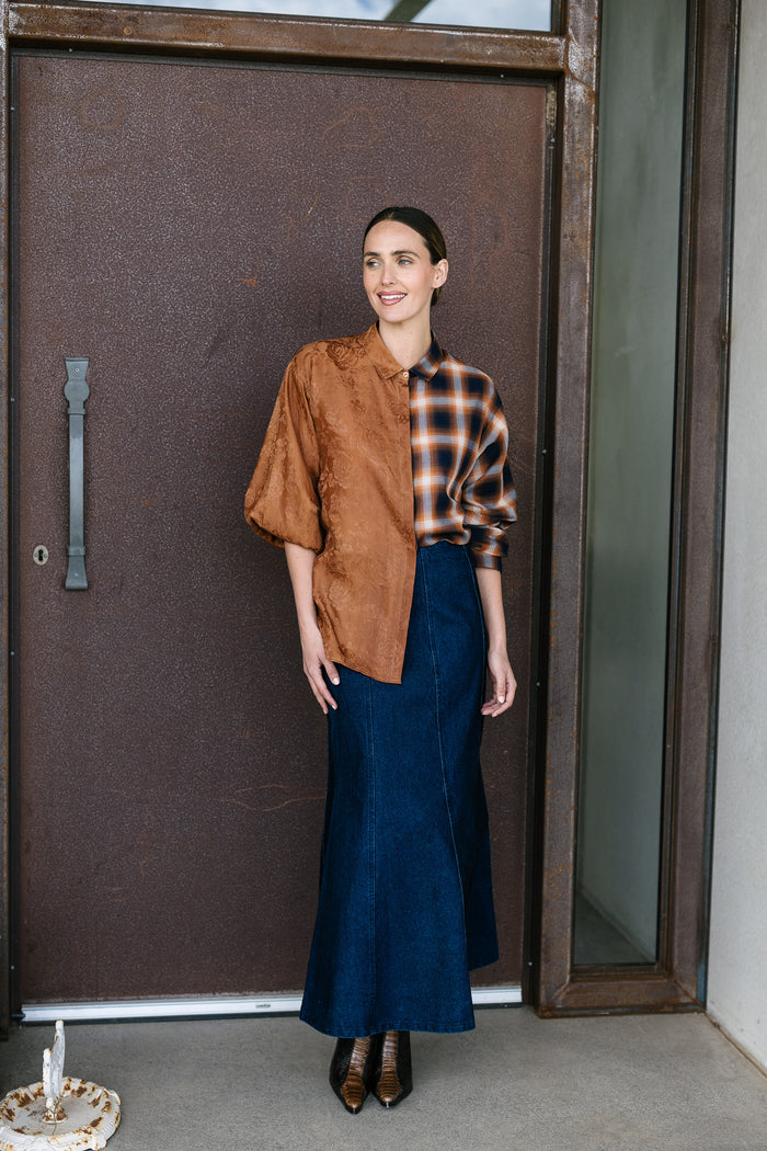 Maud Dainty 2Face Rusty/Navy